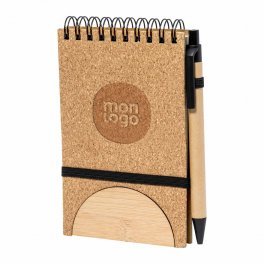 BLOC NOTES AVEC STYLO PERSONNALISABLE 'TELFON NOTE'