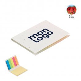 BLOC MEMOS ET MARQUE PAGES PERSONNALISABLE 'AMAPOLA'