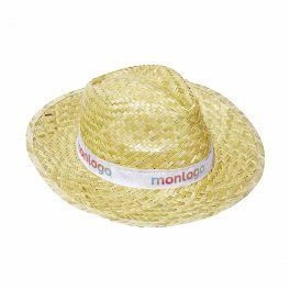 CHAPEAU DE PAILLE PERSONNALISABLE 'LUA EU'