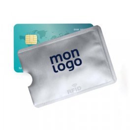 PORTE CARTE PERSONNALISÉ ANTI RFID ALUMINIUM 'SMARTCARDI'