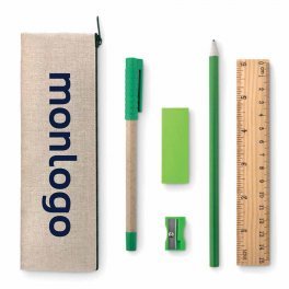 KIT DE BUREAU PERONNALISE AVEC TROUSSE COTON 'COTOKIT'