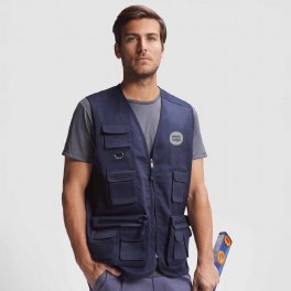 GILET DE TRAVAIL MULTI POCHES PERSONNALISABLE 'VENERA'