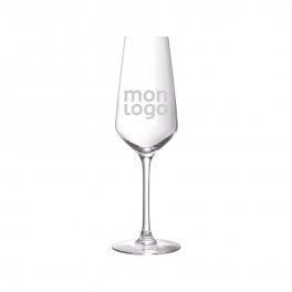 VERRE À CHAMPAGNE PUBLICITAIRE 'CHAMPY' 