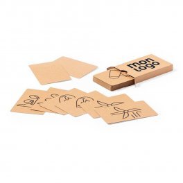 JEU DE 36 CARTES CARTON RECYCLE PERSONNALISABLE 'PAIRO'