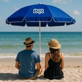 PARASOL PLAGE PERSONNALISABLE 150CM UNICOLOR 'PARISO'