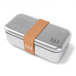 LUNCH BOX PERSONNALISABLE ACIER MB SENSE MONBENTO® 'RIOM'