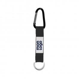 PORTE CLÉS AVEC MOUSQUETON PERSONNALISÉ 'HOOKY PVC'