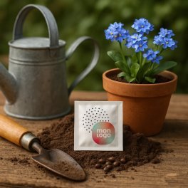 SACHET DE GRAINES PERSONNALISABLE EN QUADRI  'PLANTAI XS'