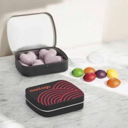 MINI BOITE A BONBON METALLIQUE PUBLICITAIRE 'VIMA'