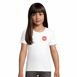 T SHIRT ENFANT PERSONNALISÉ BIO BLANC 'PIONEER KIDS'