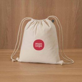 SAC A DOS CORDE COTON PERSONNALISABLE 'RHIDA FAIRTRADE'