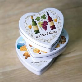 BOITE METAL SOUVENIR PERSONNALISABLE 'VAL THO COEUR'