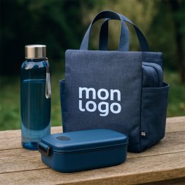 SET LUNCHBOX PUBLICITAIRE SAC ET BOUTEILLE 'HARTYNO'