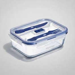 LUNCH BOX EN VERRE LUMINARC 1.2L PERSONNALISABLE 'PURE BOX ACTIVE'