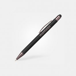 STYLO STYLET ALU MINE NOIRE PERSONNALISE 'QUEEN TOUCH COLOR'
