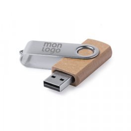 CLÉ USB RECYCLE PERSONNALISABLE 16 GB 'TWISTER CARTON'