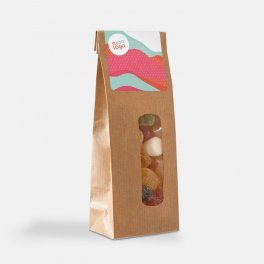 SACHET PERSONNALISABLE DE 100G DE BONBONS 'KRAFTI'