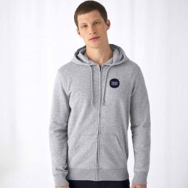 SWEAT PUBLICITAIRE ZIPPE HOMME B&C 'HARISTO'