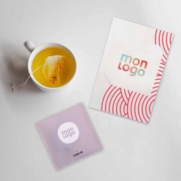 CARTE A INFUSER PUBLICITAIRE LE BEAU THE 'GIFTCARD'
