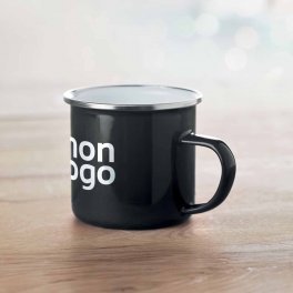 RAPIDE 4J   MUG PUBLICITAIRE EN MÉTAL ÉMAILLÉ 'RANIA'