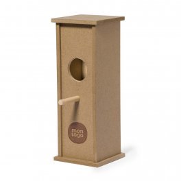 NICHOIR EN BOIS POUR OISEAUX PERSONNALISABLE 'PIWOU LONG'