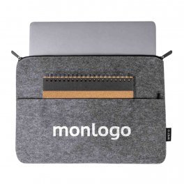 HOUSSE PERSONNALISABLE POUR ORDINATEUR EN RPET 'MORGIOU 15'