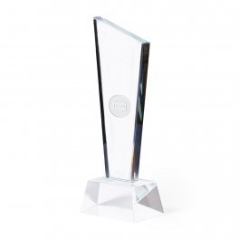 TROPHEE EN VERRE PERSONNALISABLE 'VICKY'