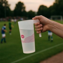 GOBELET AVEC POIGNEE PERSONNALISABLE 100CL 'CUPA'