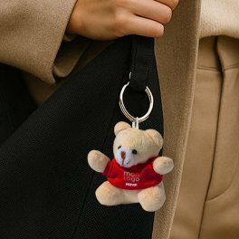 PORTE CLE OURSON PERSONNALISABLE 'GASTONI'