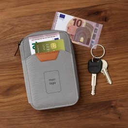 PORTE FEUILLE DE VOYAGE RPET PERSONNALISABLE 'NICETRIP'