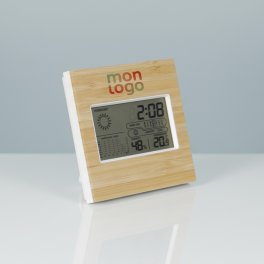 STATION METEO PERSONNALISABLE BAMBOU 'NUAGO MAX'