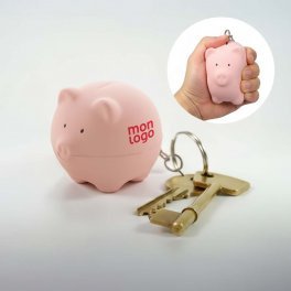 PORTE CLES ANTISTRESS PERSONNALISABLE 'STREZOU PIGGY'