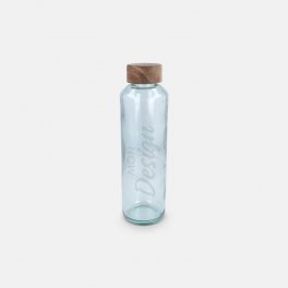 BOUTEILLE PERSONNALISABLE EN VERRE RECYCLE 650ML 'LODO R'