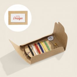 KIT DE COUTURE ETUI KRAFT PERSONNALISE 'REPARO SMART' 