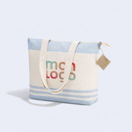 SAC DE PLAGE RAYE PERSONNALISE 'AVRILOS'