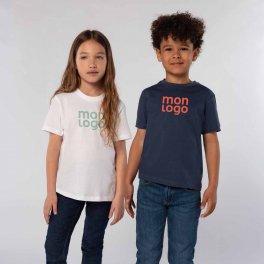 RAPIDE 4J  TEE SHIRT BLANC PUBLICITAIRE ENFANT 'REGENT KIDS' 150 GR/M