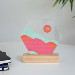 TROPHEE ACRYLIQUE ET BOIS PERSONNALISABLE 'UKITA WOOD'