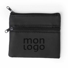 PORTE MONNAIE EN PU PERSONNALISABLE 'KIPSY DOUBLE'