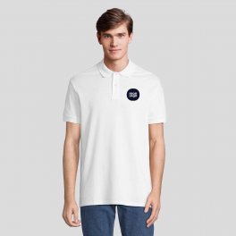 POLO MIXTE PERSONNALISABLE BLANC 'PACIFIC' 210G/M2