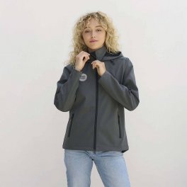 SOFTSHELL FEMME PERSONNALISEE 'RACE HOODED'