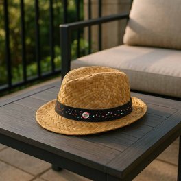 RAPIDE 4 JOURS   CHAPEAU PAILLE PERSONNALISE 'PRICA' 