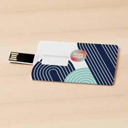 CLE USB CARTE PERSONNALISABLE 1 A 64GO 'CREDITA QUADRI