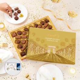 GRAND COFFRET LINDT PERSONNALISABLE 'CHAMPS ELYSEES'