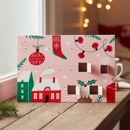 CALENDRIER DE L'AVENT MURAL PERSONNALISABLE 'ADVENTI'