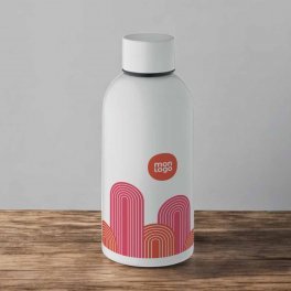BOUTEILLE PERSONNALISEE EN ACIER RECYCLE 500ML 'SPOZIA'