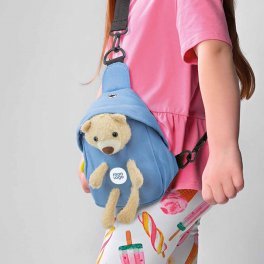 SAC BANDOULIERE OURSON PERSONNALISABLE 'PIPOUCE'