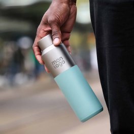 BOUTEILLE ISOTHERME PERSONNALISABLE ACIER RECYCLE 'WESIGN'
