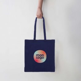 SAC PERSONNALISE EN COTON RECYCLLE SOUFFLET 140G 'FABIO'