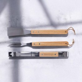 SET BARBECUE 3 PIECES PERSONNALISABLE 'RIBZOU'