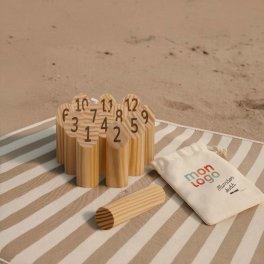 MINI JEU DE QUILLES PERSONNALISABLE 'MIMOLKI'